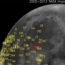 В Луну врезался самый большой за историю наблюдений метеорит