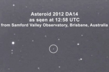 Астероид 2012 DA14 пролетел мимо Земли
