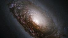 "Хаббл" помог астрономам впервые увидеть вращение соседней галактики