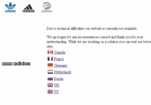 Хакеры обрушили сайты компании Adidas