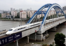 Китай успешно испытал суперскоростной поезд
