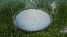В Китае закончили строительство крупнейшего в мире радиотелескопа