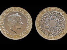 Китайские фальшивомонетчики освоили производство монеты в два фунта стерлингов
