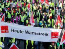 В Германии с начала года было вдвое больше забастовок, чем за весь 2014 г.