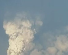Пепел вулкана накрыл южное полушарие